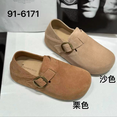 诗路花语春天2026春百搭舒适女鞋勃肯鞋一脚蹬懒人鞋单鞋91-6171