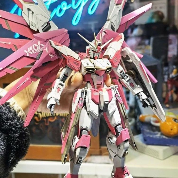 6650机甲模型拼装mg樱花强袭自由MG海牛红异端独角兽元祖大号手办