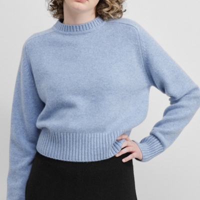 外贸尾单羊绒针织毛衣百搭保暖