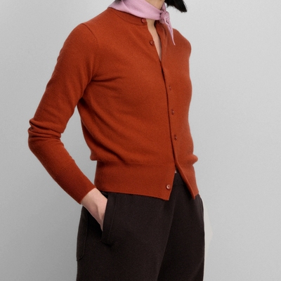 彩色山羊绒开衫外套毛衣