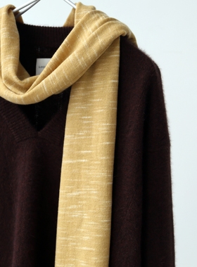 特价福利款  秋冬季美利奴羊毛保暖舒适简约长款针织围脖围巾