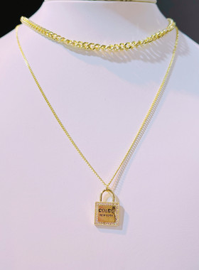 特价！ 韩国东大门新款毛衣链女 短款项链双层个性时尚大衣配饰品