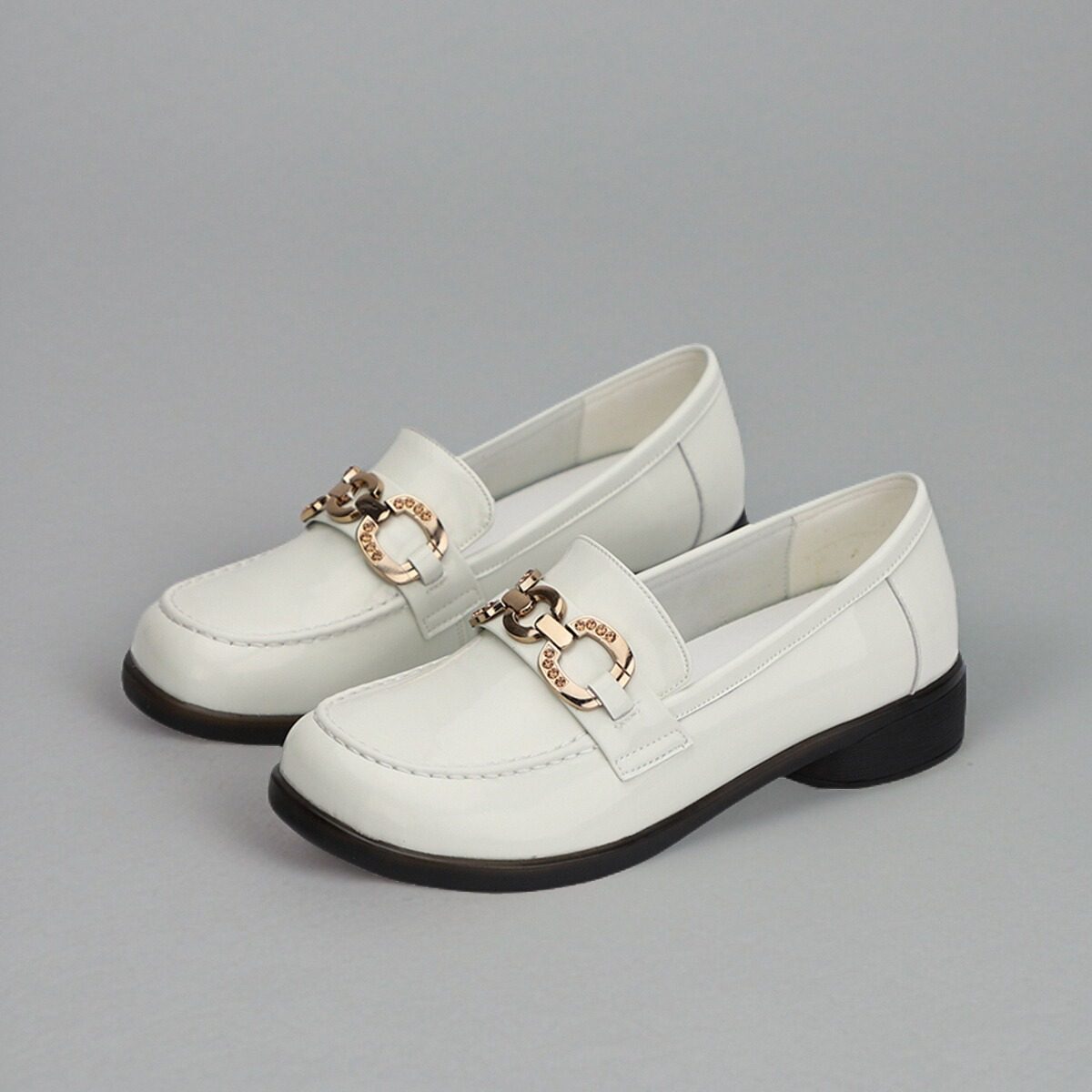 特大码女鞋44漆皮单鞋41英伦小皮鞋加肥46加宽44真皮45坡跟乐福鞋,女鞋,浅口单鞋,淘宝优惠券,粉丝福利购,淘宝优惠卷