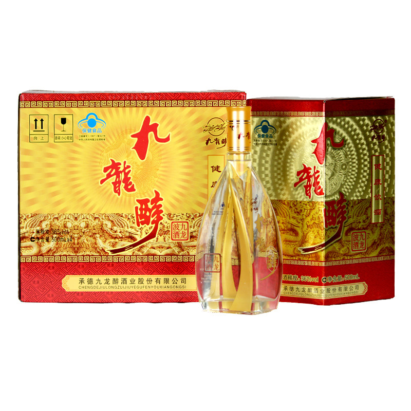九龙醉金龙36度浓香4瓶装图片