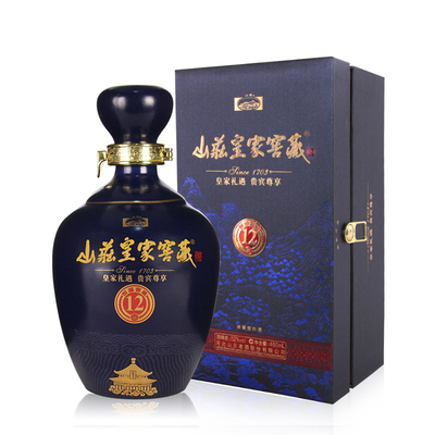 山庄老酒窖藏450ml单瓶高度白酒