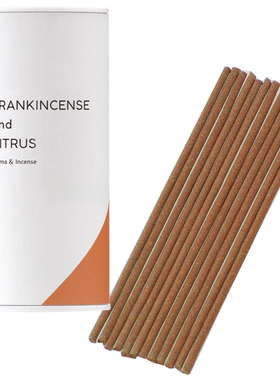 日本进口 乳香与柑橘 Aroma&Incense 9.3cm 室内 净化 线香 现货