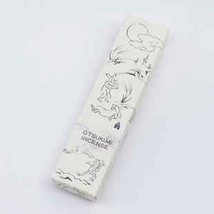 日本进口 观月 秋天 月夜 香彩堂 鸟兽戏画 净化 甜蜜 线香 现货