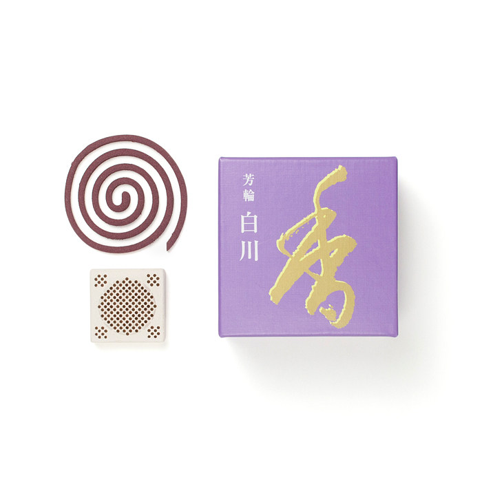 净化白檀日本进口盘香芳轮白川