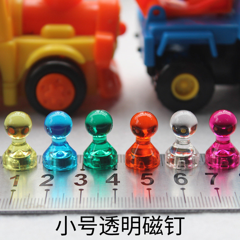 软白板强磁吸彩色磁铁透明图片