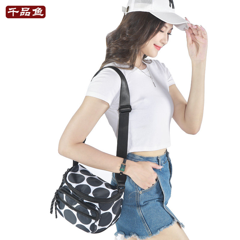 千品鱼新款韩版休闲小挎包单肩斜挎包女士小背包相机包旅行小包潮