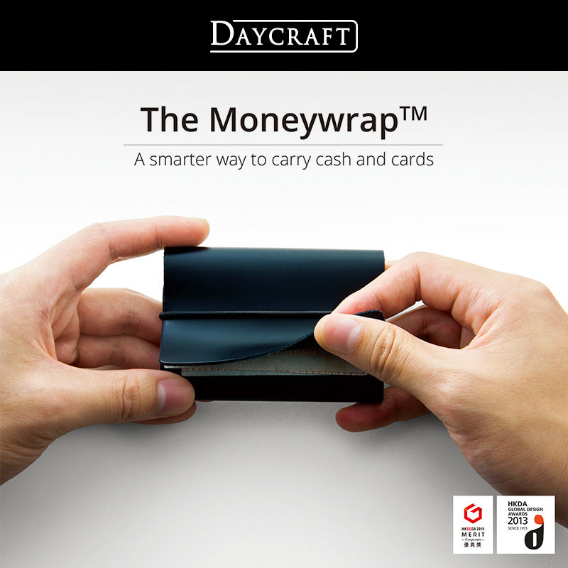 包邮香港Daycraft德格夫Moneywrap粉色简约真皮钱包卡包礼物