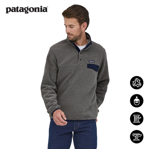 patagonia抓绒巴塔套头抓绒