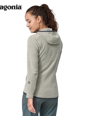 patagonia巴塔哥尼亚 女士连帽透气抓绒衣夹克 R1 Air 40260
