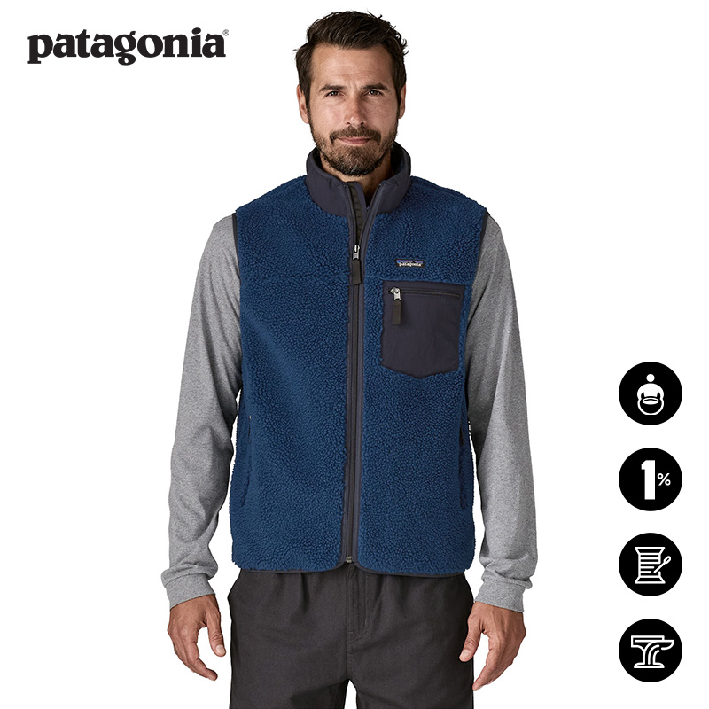 巴塔哥尼亚抓绒马甲经典复古