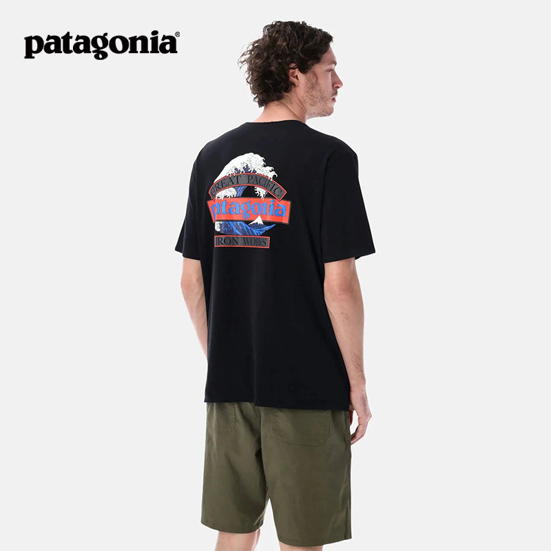 Patagonia巴塔哥尼亚 男士混纺短袖T恤 37873