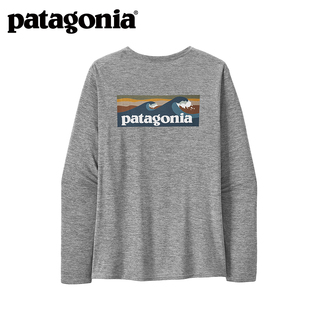 男士 Cool 户外透气C1速干长袖 Cap 45170 T恤 巴塔哥尼亚Patagonia