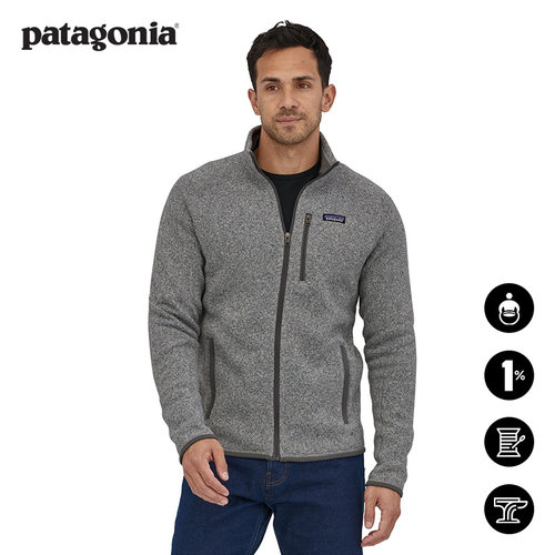 patagonia抓绒衣立领外套男士