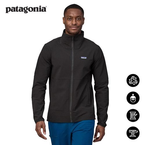 巴塔哥尼亚patagonia男士抓绒衫 R1 抓绒衣开衫夹克保暖 83581