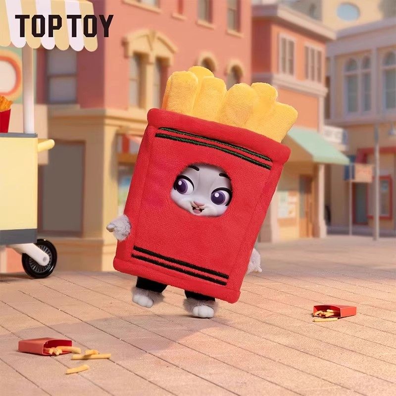 正版疯狂动物城朱迪尼克毛绒盲盒