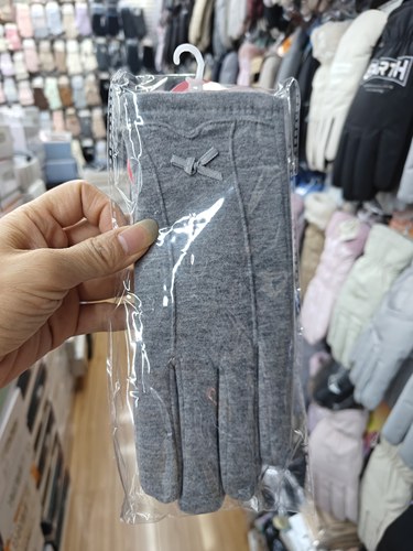 虹蝶女保暖手套26加厚加绒手套防滑手套触屏防滑手套五指保暖手套