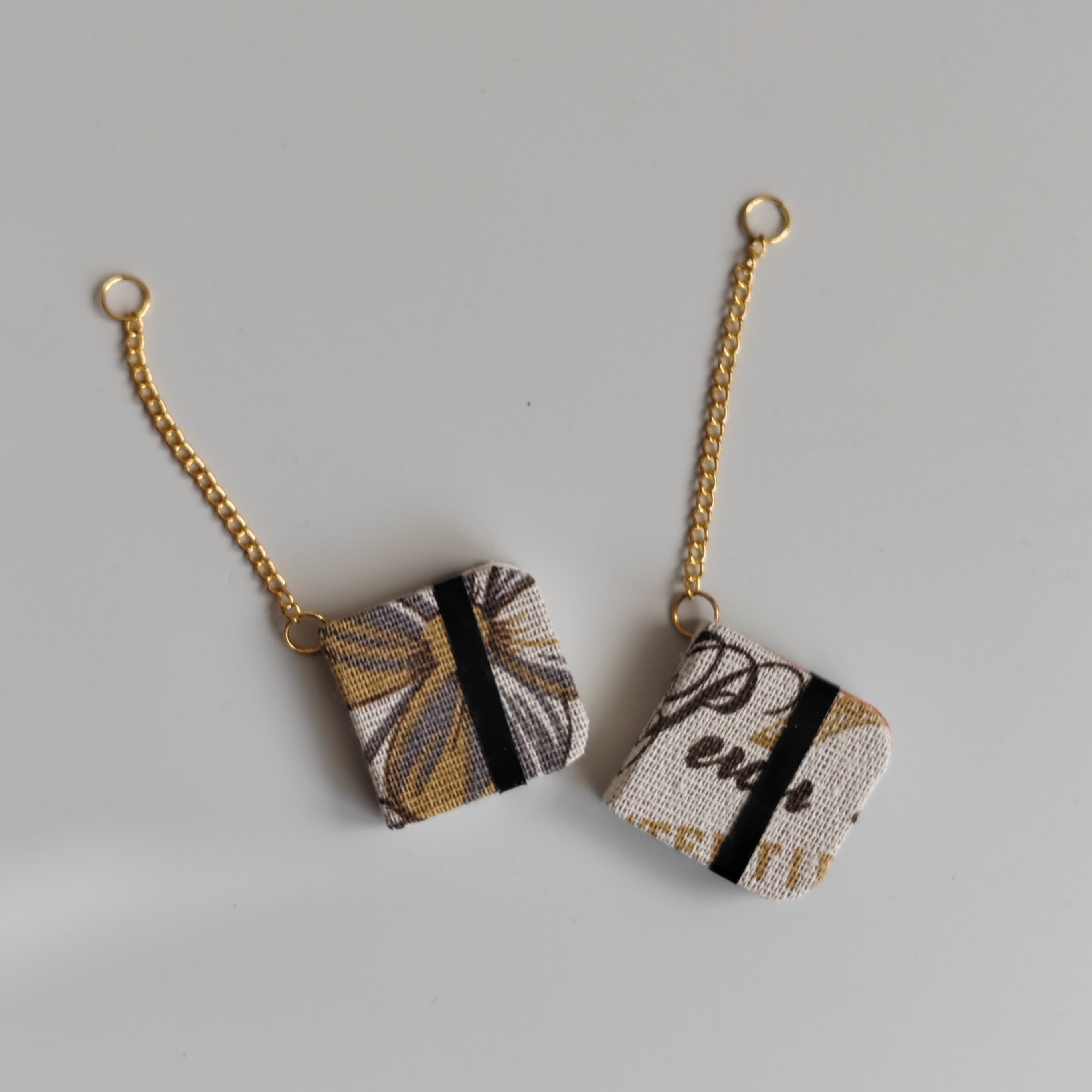 布面小豆本空白内页彩虹内页迷你手帐随身可做本子挂饰小记事本