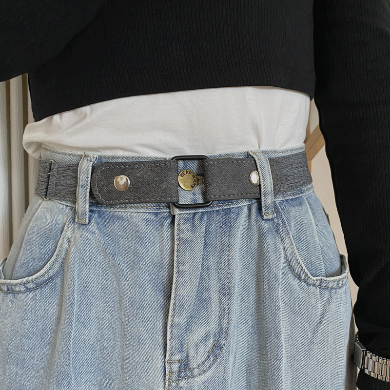 皮带隐形弹力收腰可调节皮带