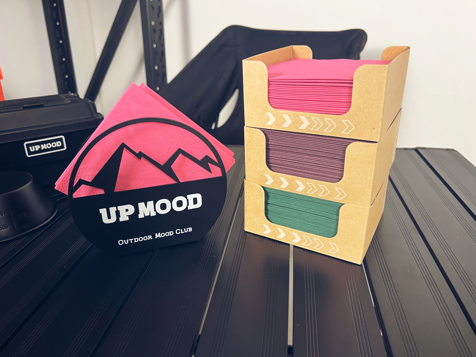 UPMOOD纸巾盒架山峰造型