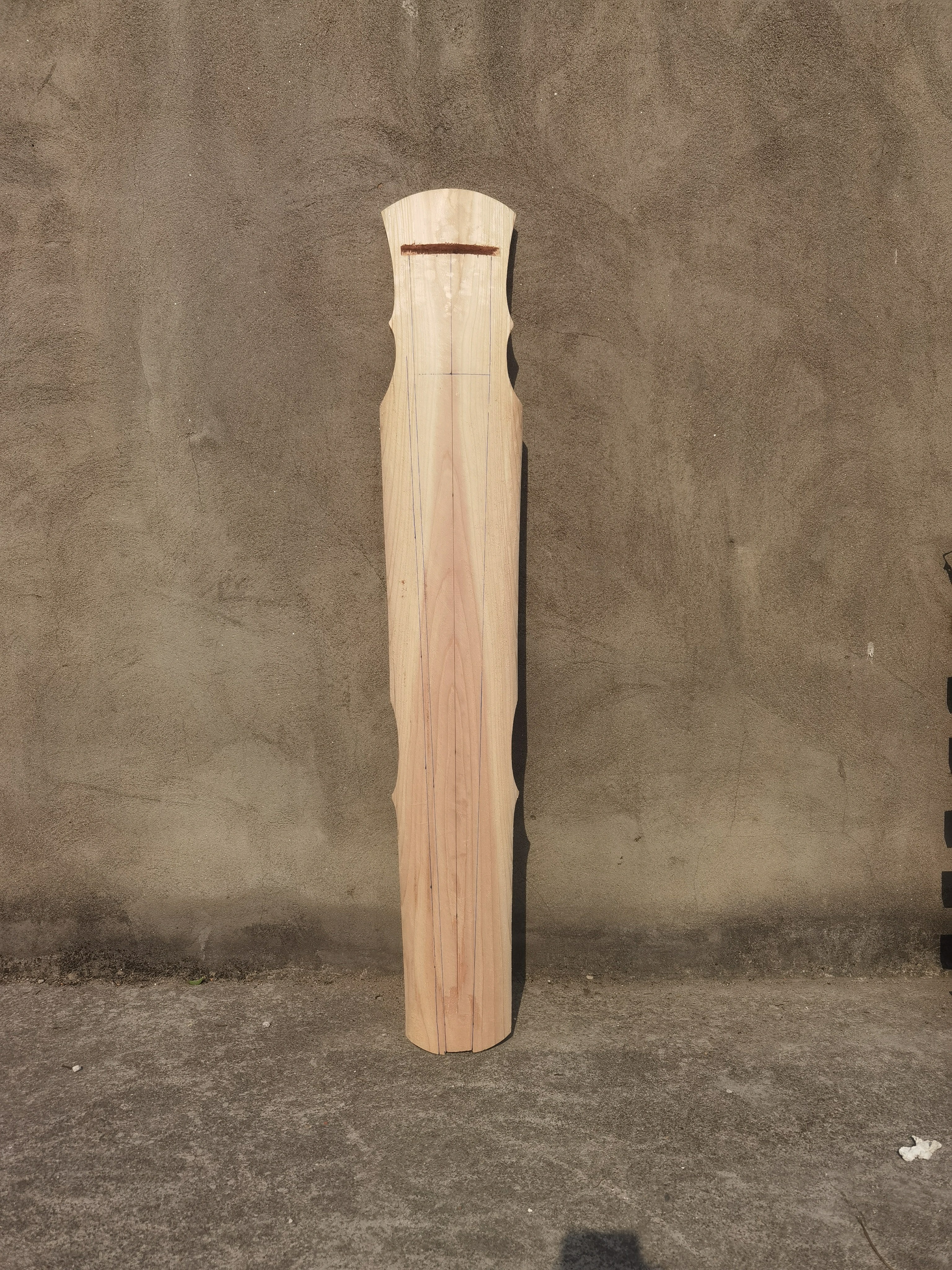 【一木一琴】杉木古琴 全生漆 全鹿角霜 制作中