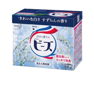 日本kao花王铃兰酵素洗衣粉衣物清洁消臭柔顺天然无荧光剂800g