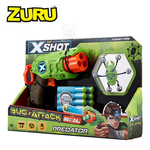 ZURU 软弹儿童玩具枪连弩4816 X特攻虫虫大作战弓箭发射器打靶套装