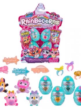 Rainbocorns ZURU超迷你彩虹独角魔法蛋系列盲蛋独角兽小精灵玩具