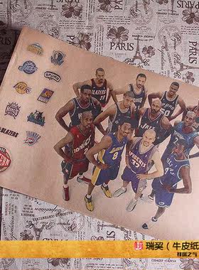 NBA西部联队明星海报定制