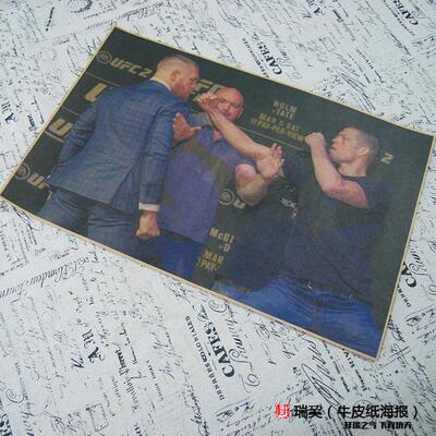 Conor McGregor康纳麦格雷戈UFC嘴炮海报格斗明星图来图定制款