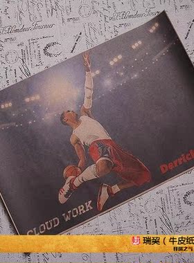 NBA明星海报Derrick Rose德里克罗斯玫瑰芝加哥公牛队BULLS装饰画