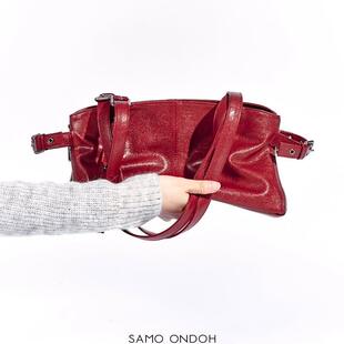 韩国代购 samoondoh zipper shopper S 单肩包