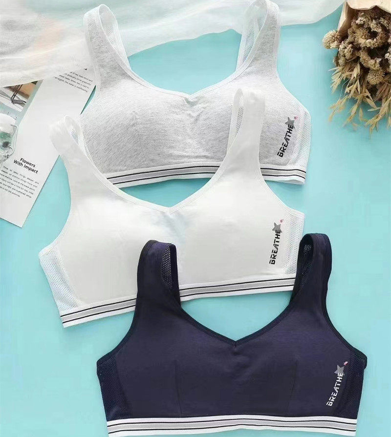 怡兰芬运动内衣女防震跑步高中大学学生聚拢无钢圈文胸薄834016