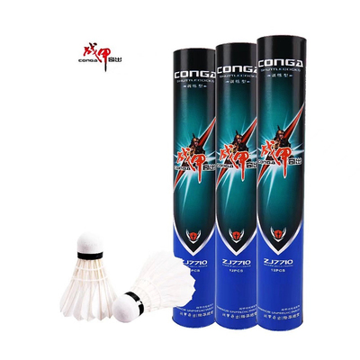 战甲ZJ7710羽毛球室内外训练型练习羽毛球经济耐打 (12个)