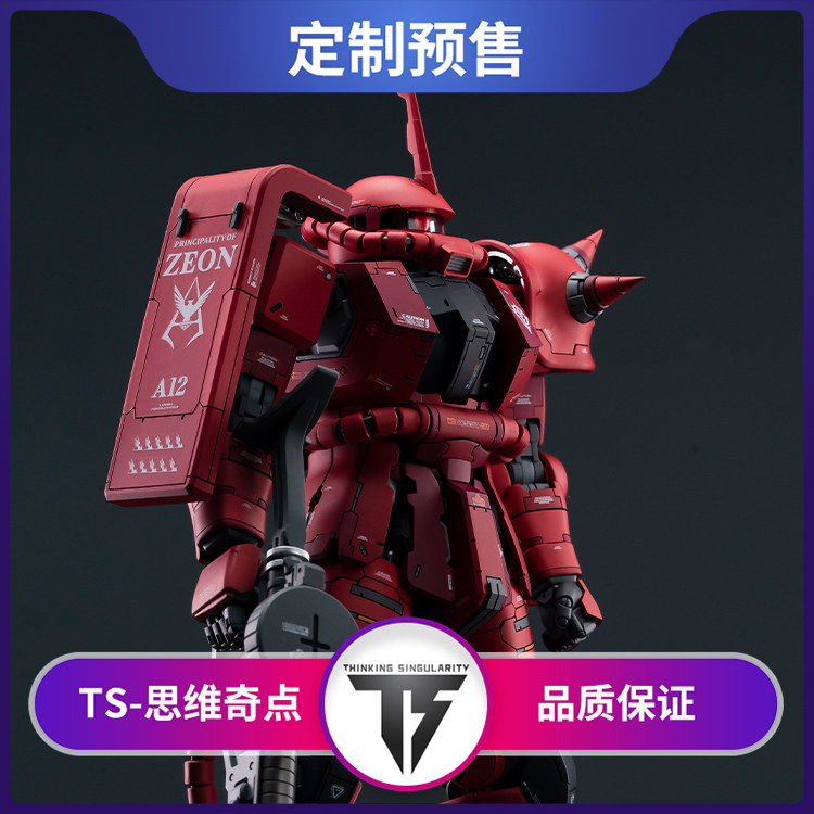 【育胶乐园扎古 夏亚配色】包含眼灯 ts思维奇点 高端代工定制