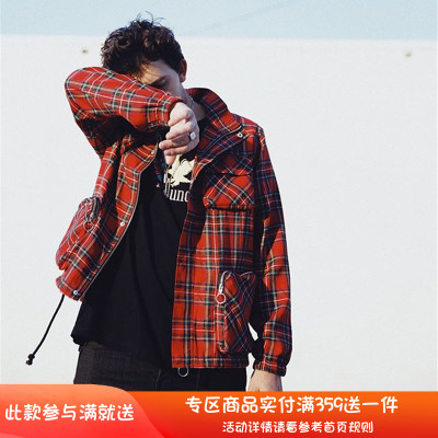纽约潮牌Profound Foundation支线 立体多袋 英伦风格纹夹克外套