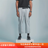 八分裤 美国潮牌publish 宽松 格纹休闲西裤 meks超棒质感 微弹力