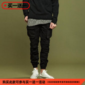 束脚裤 publish 清仓 破坏弹力 秋冬重磅 Crow jogger大口袋工装