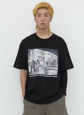 纽约潮牌Profound Foundation支线 历史照片 宽松美式街头短袖