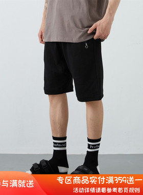 洛杉矶潮牌fairplay official系列 高街风 哈伦吊裆休闲拉链短裤