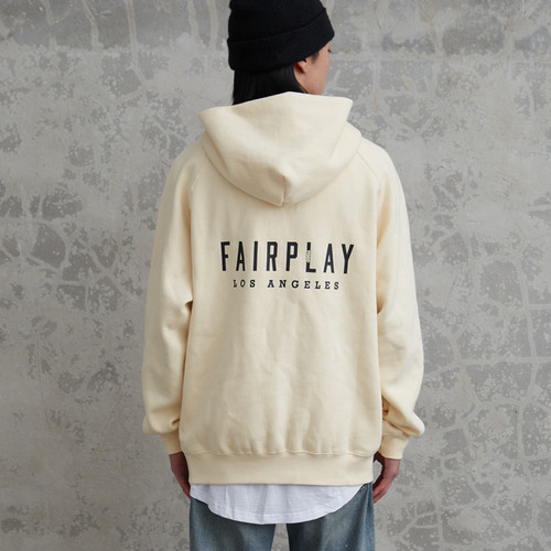 fairplay基础logo拉链卫衣外套