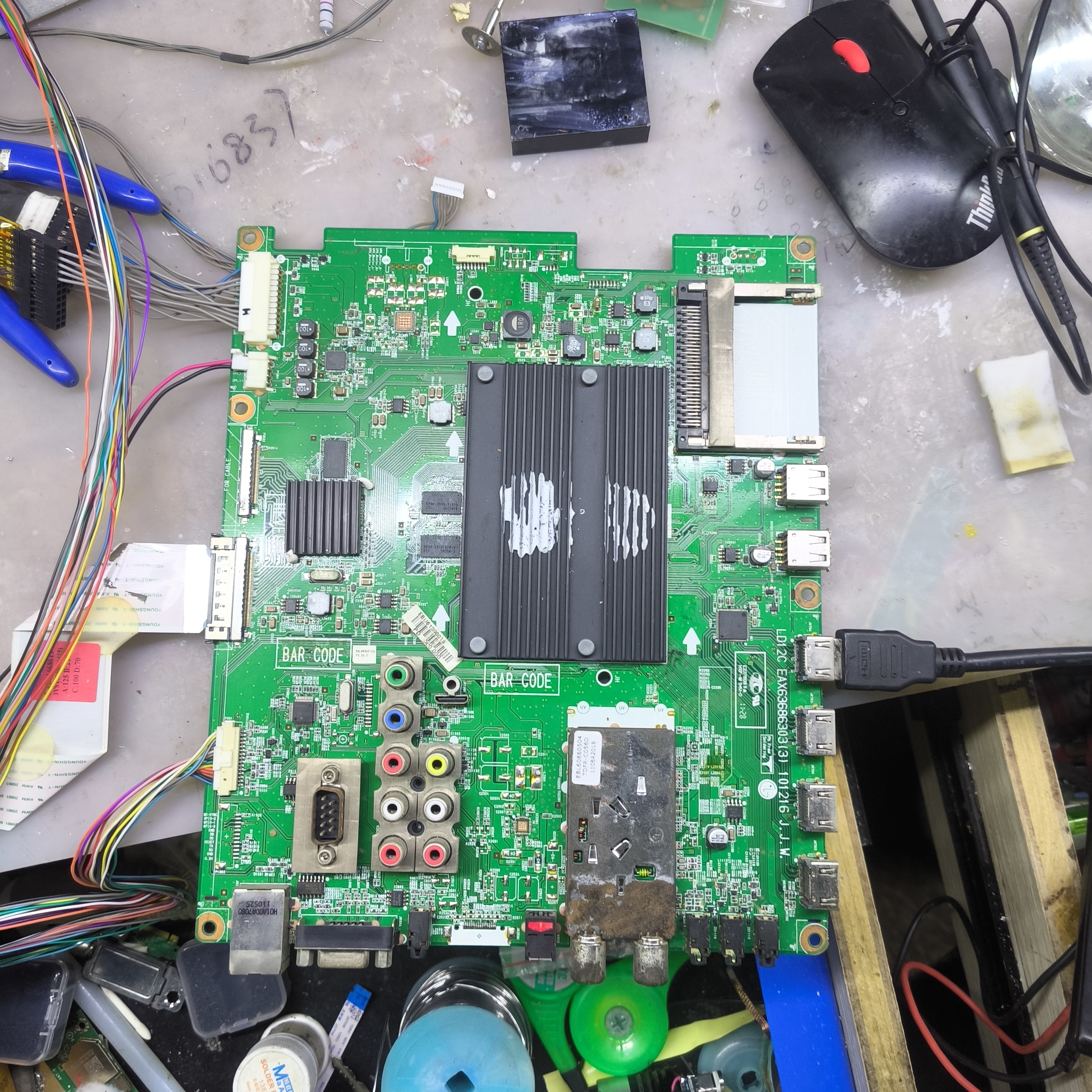 维修LG 55LW6500-CA 42/47LW5500-CA主板EAX63686303 EAX64294002