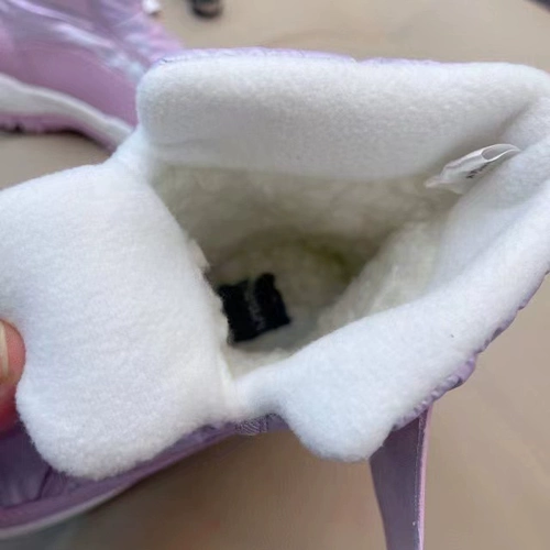 Очистите товары для экспорта иностранной торговли для детских снежных сапог и сапог из шерстяного, не скользящего теплых и холодных коротких ботинок