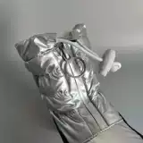 Удерживающие тепло зимние нескользящие короткие сапоги, семейный стиль