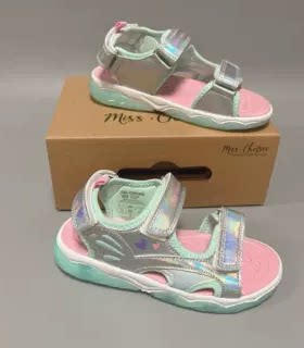 少量清货 外贸闪灯儿童女童夏季闪灯凉鞋沙滩鞋运动凉鞋出品订单