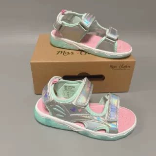 少量清货 外贸闪灯儿童女童夏季闪灯凉鞋沙滩鞋运动凉鞋出品订单