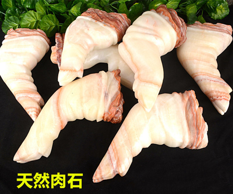 天然猪肉石观赏广西柳州客厅镇宅